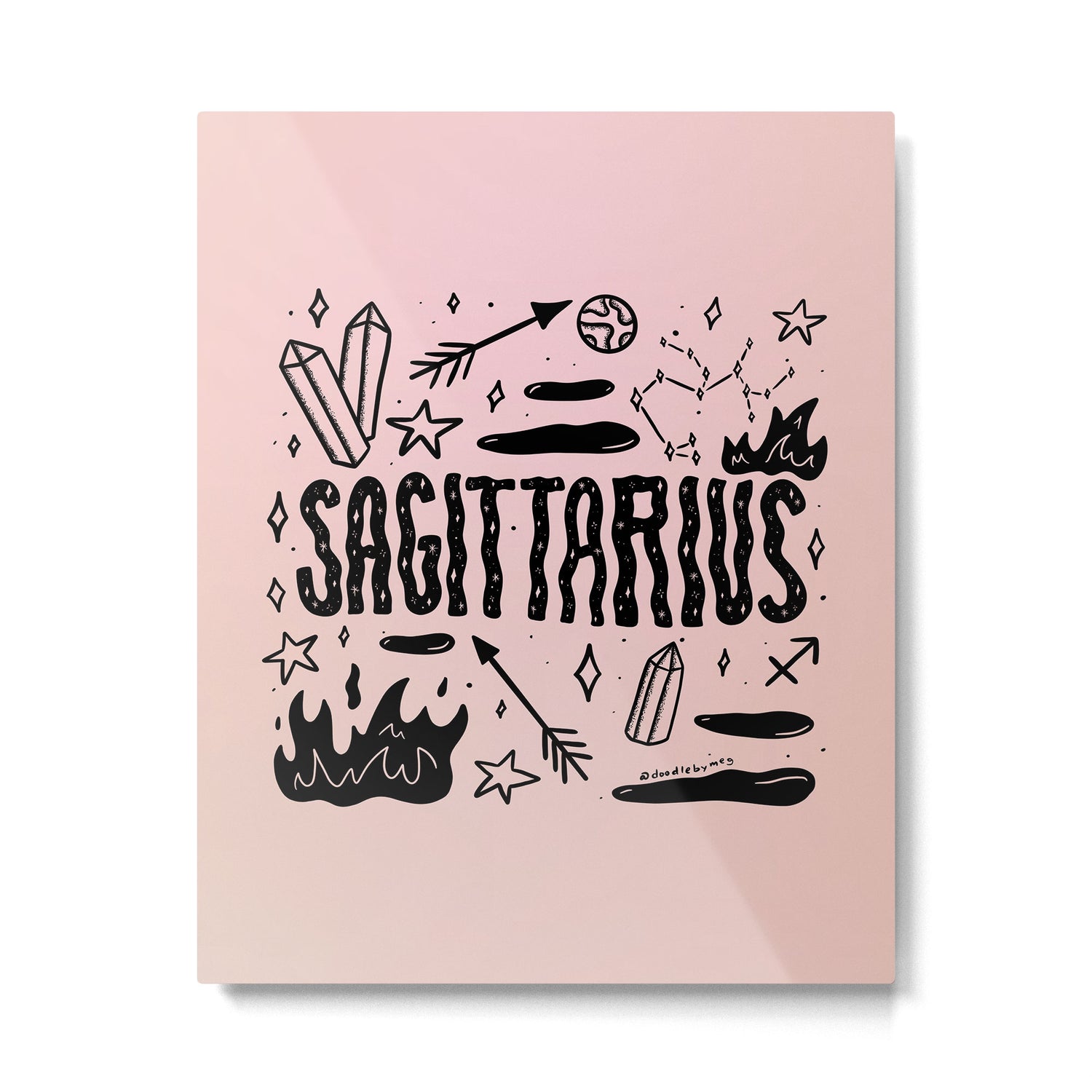 Celestial Sagittarius Metal Print Gallery Image 6