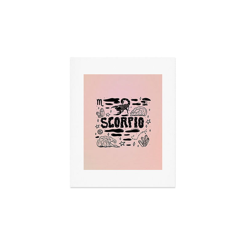 Celestial Scorpio Art Print Gallery Image 1
