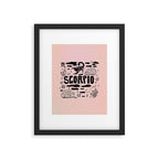 Celestial Scorpio Framed Art Print Gallery Image 6