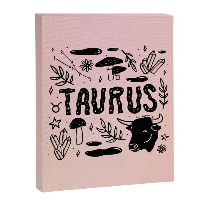 Celestial Taurus Canvas Print Gallery Image 1