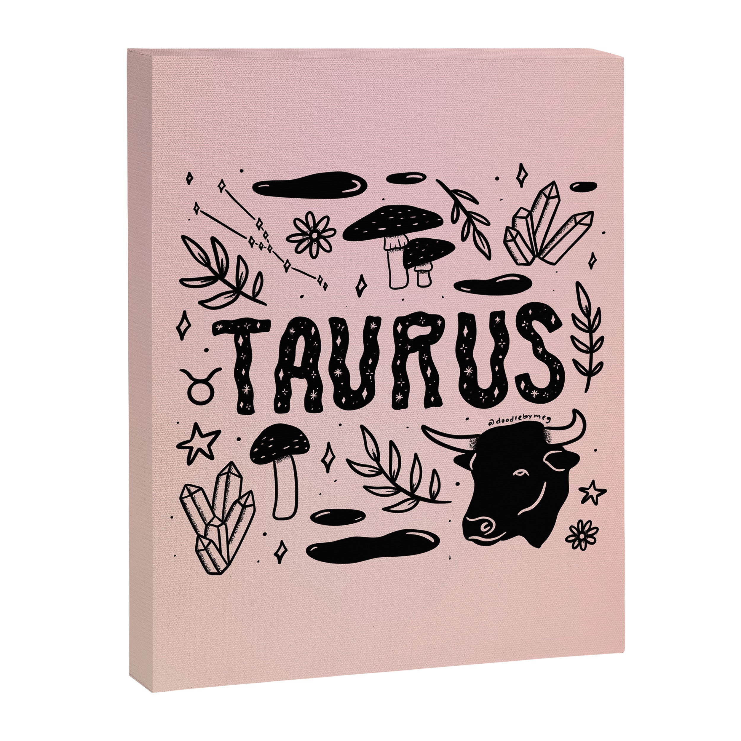 Celestial Taurus Canvas Print Gallery Image 8