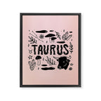 Celestial Taurus Framed Canvas Print Gallery Image 8