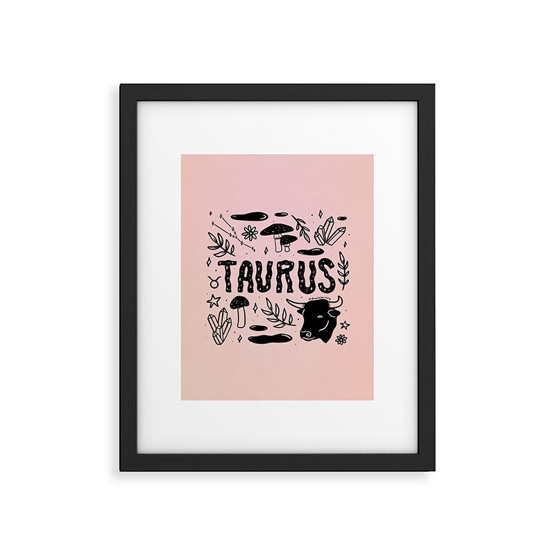 Celestial Taurus Framed Art Print Gallery Image 6