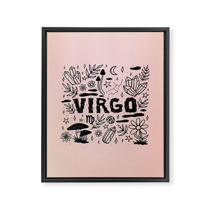 Celestial Virgo Framed Canvas Print Gallery Image 1