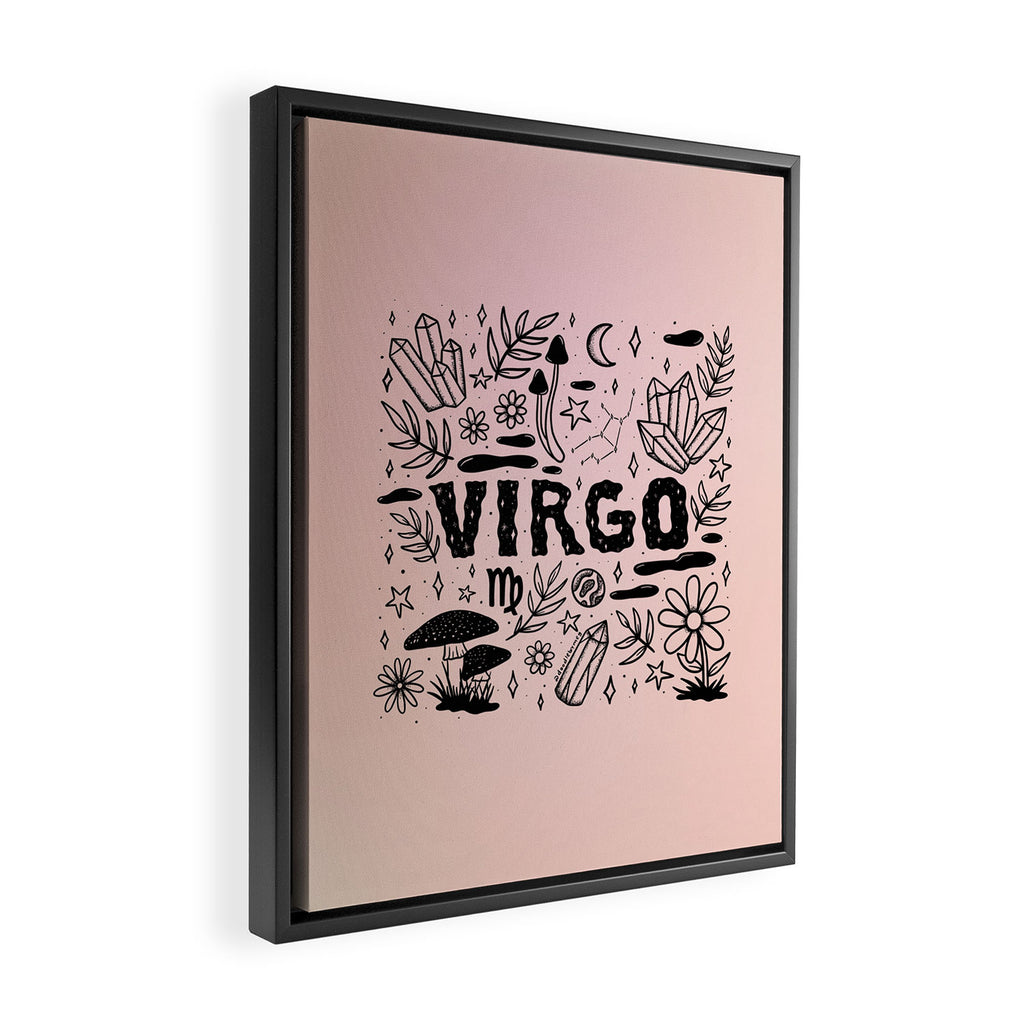 Celestial Virgo Framed Canvas Print Gallery Image 2