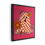 Checkerboard Ghost Framed Canvas Print Gallery Image 2