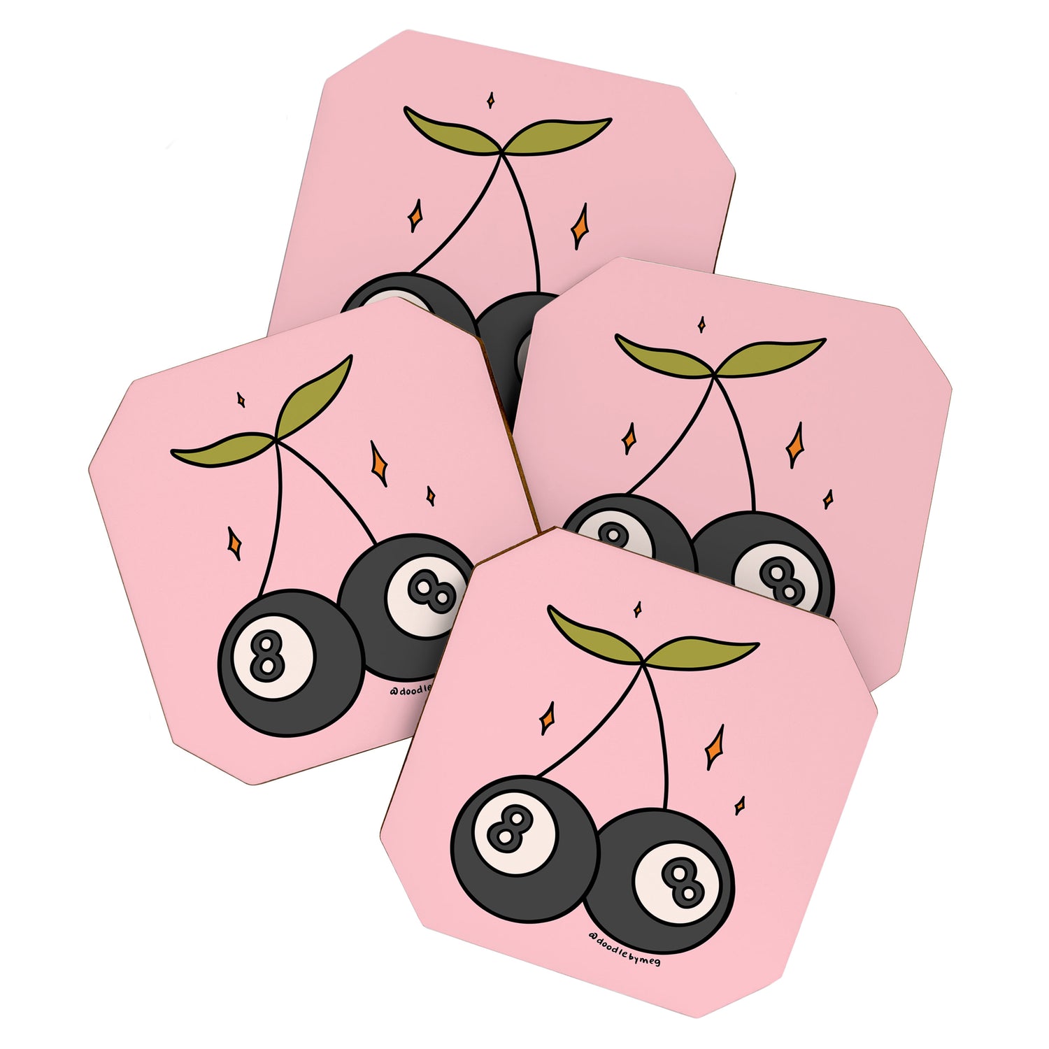 Cherry 8 Ball Coaster Gallery Image 1