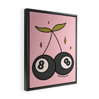 Cherry 8 Ball Framed Canvas Print Gallery Image 2