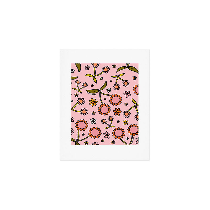 Cherry Flower Print Art Print Gallery Image 1