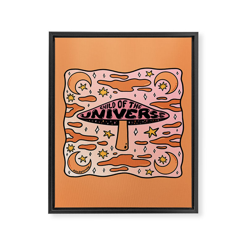 Child of the Universe Framed Canvas Print Gallery Image 8