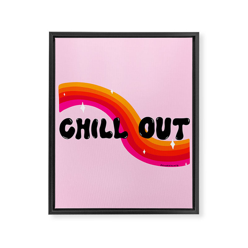 Chill Out Framed Canvas Print Gallery Image 8
