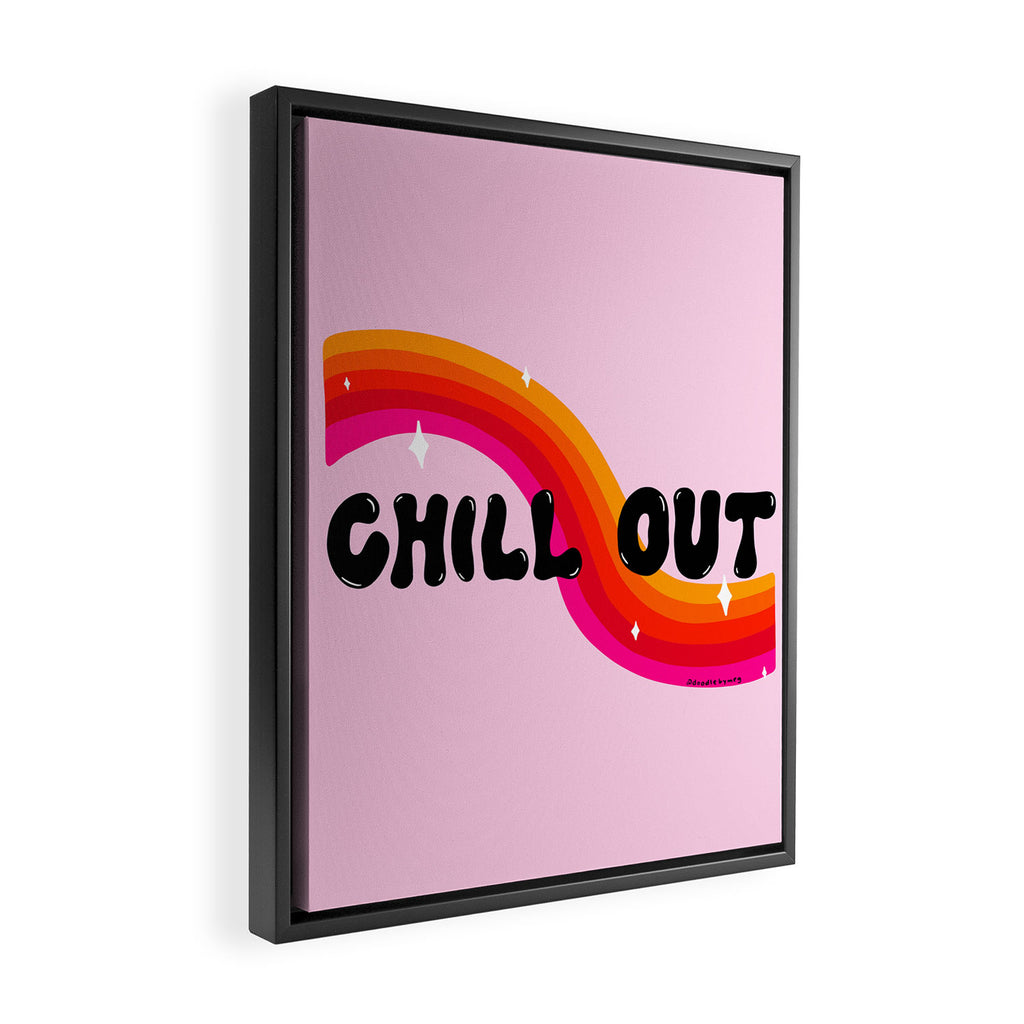 Chill Out Framed Canvas Print Gallery Image 2