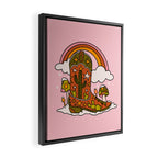 Christmas Cowboy Boots Framed Canvas Print Gallery Image 2