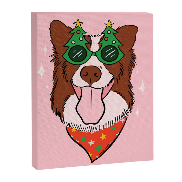 Christmas Dog Canvas Print Gallery Image 1