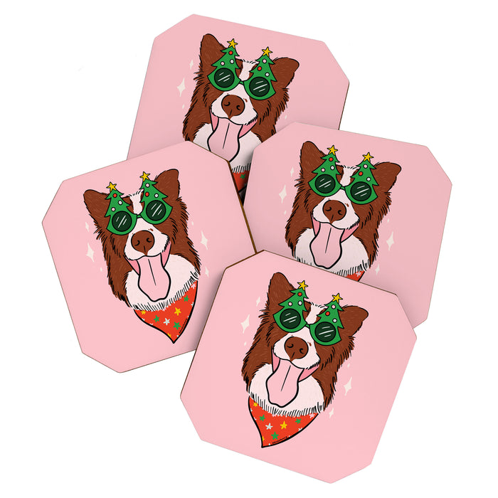 Christmas Dog Coaster Gallery Image 1
