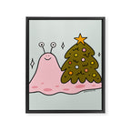 Christmas Tree Snail Framed Canvas Print Gallery Image 8