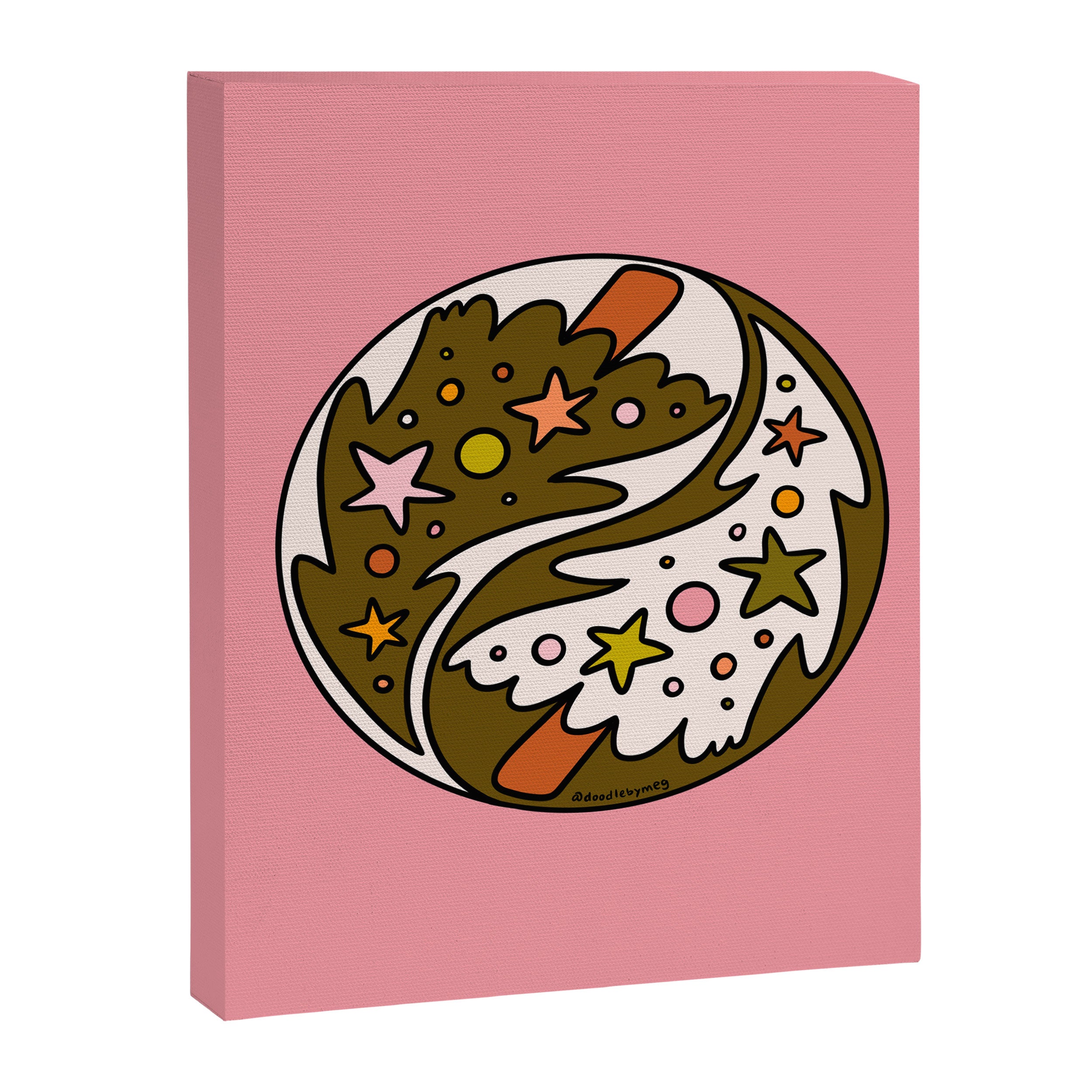 Christmas Yin Yang Canvas Print Gallery Image 8