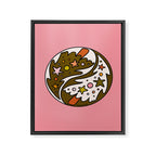 Christmas Yin Yang Framed Canvas Print Gallery Image 8