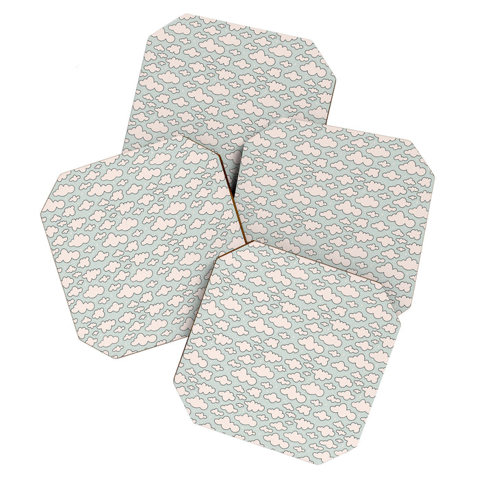 Cloud Print Coaster Gallery Image 1