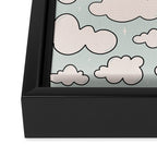 Cloud Print Framed Canvas Print Gallery Image 3