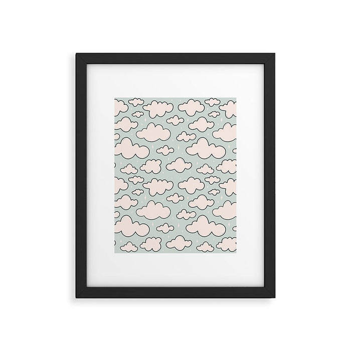 Cloud Print Framed Art Print Gallery Image 1