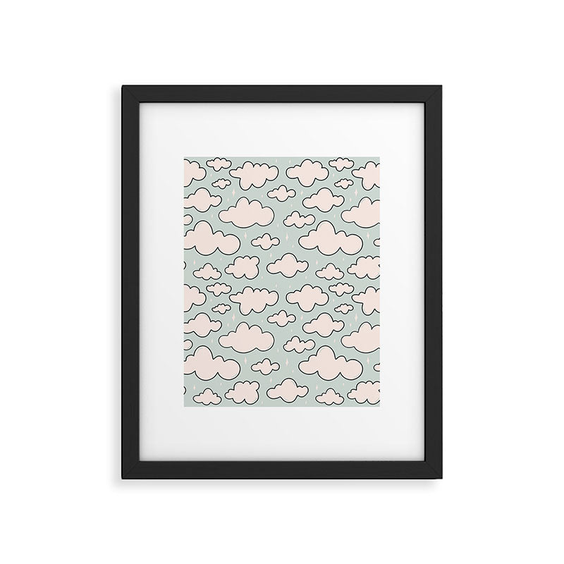 Cloud Print Framed Art Print Gallery Image 6