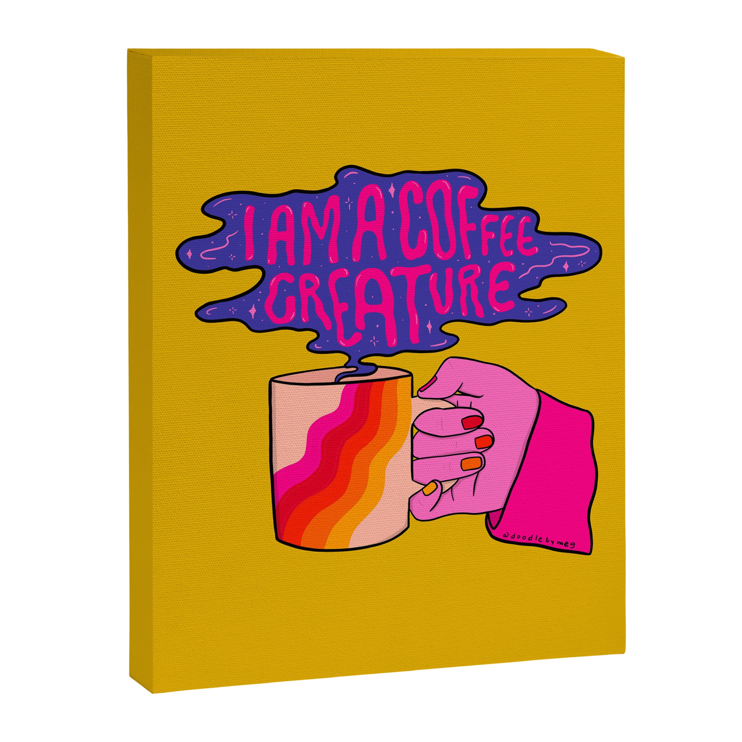 Coffee Creature Canvas Print Gallery Image 8