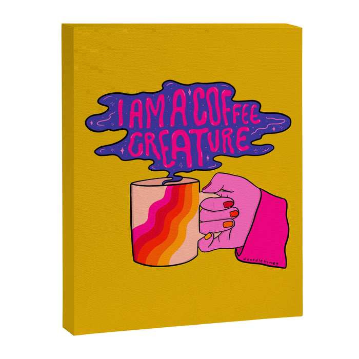 Coffee Creature Canvas Print Gallery Image 1