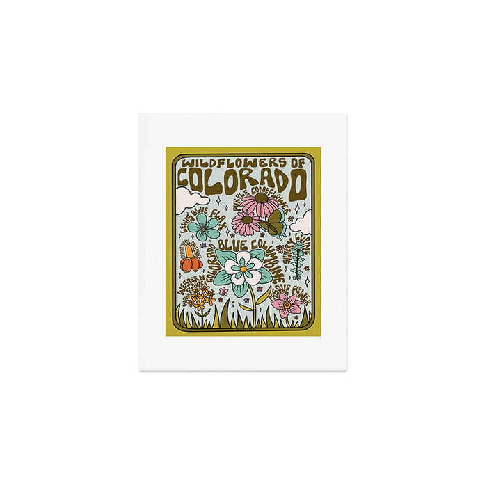 Colorado Widlflowers Art Print Gallery Image 1