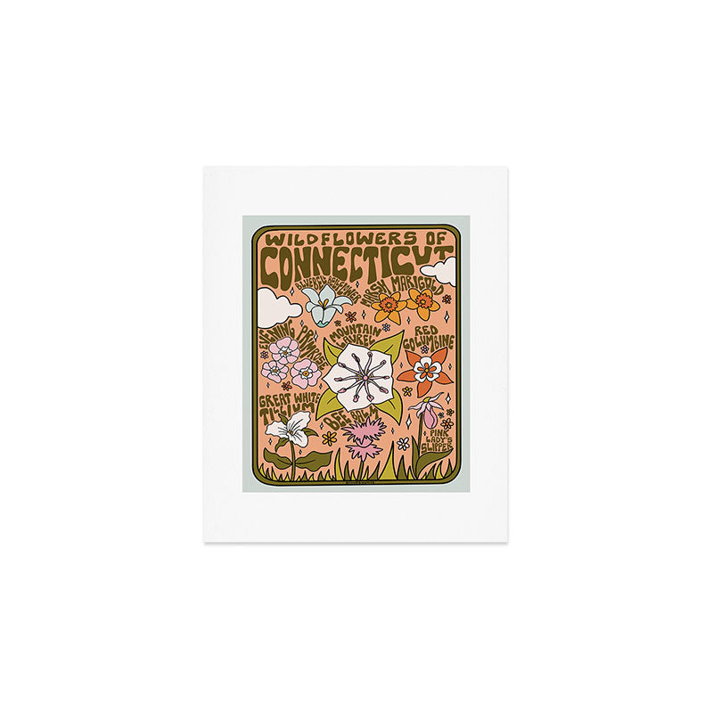 Connecticut Wildflowers Art Print Gallery Image 1