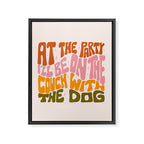 Couch With the Dog Framed Canvas Print Gallery Image 8