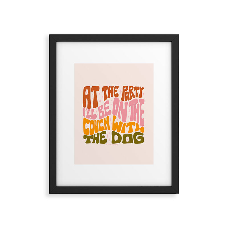 Couch With the Dog Framed Art Print Gallery Image 6