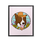 Cowboy Dog- Aussie Framed Canvas Print Gallery Image 8