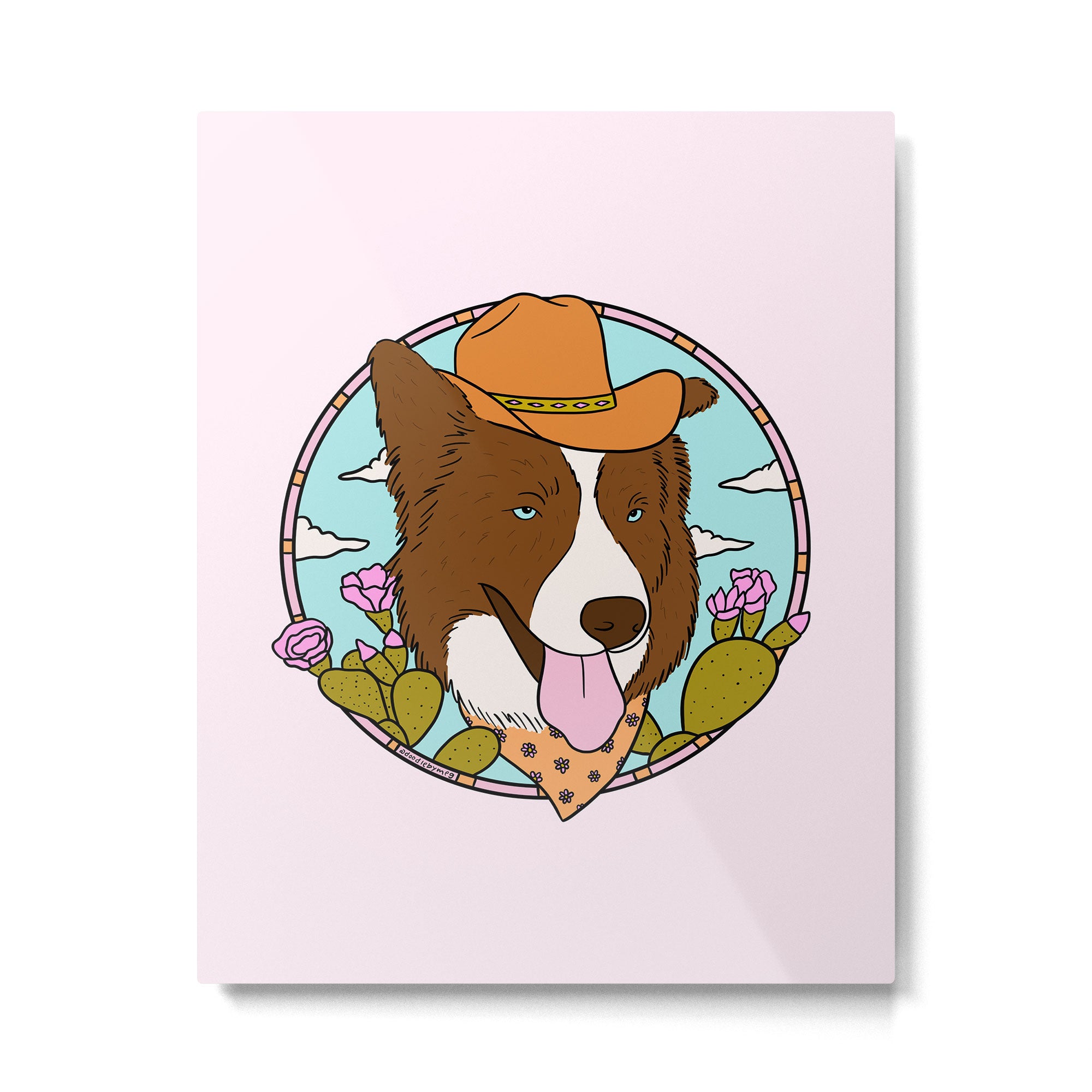 Cowboy Dog- Aussie Metal Print Gallery Image 6
