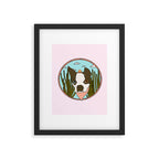 Cowboy Dog- Clover Boston Framed Art Print Gallery Image 6