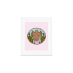 Cowboy Dog- Pitbull Art Print Gallery Image 1