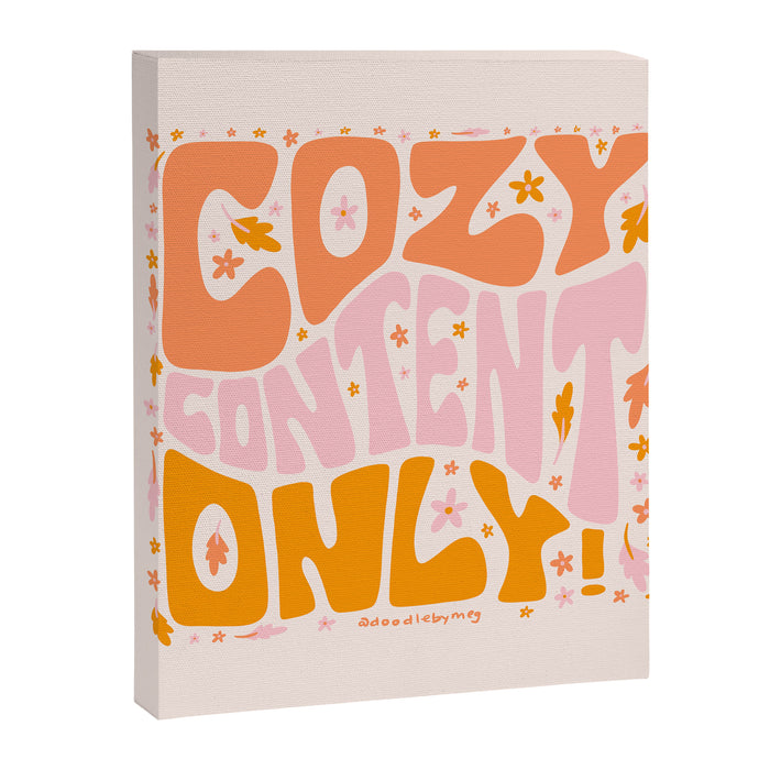 Cozy Content Only Canvas Print Gallery Image 1