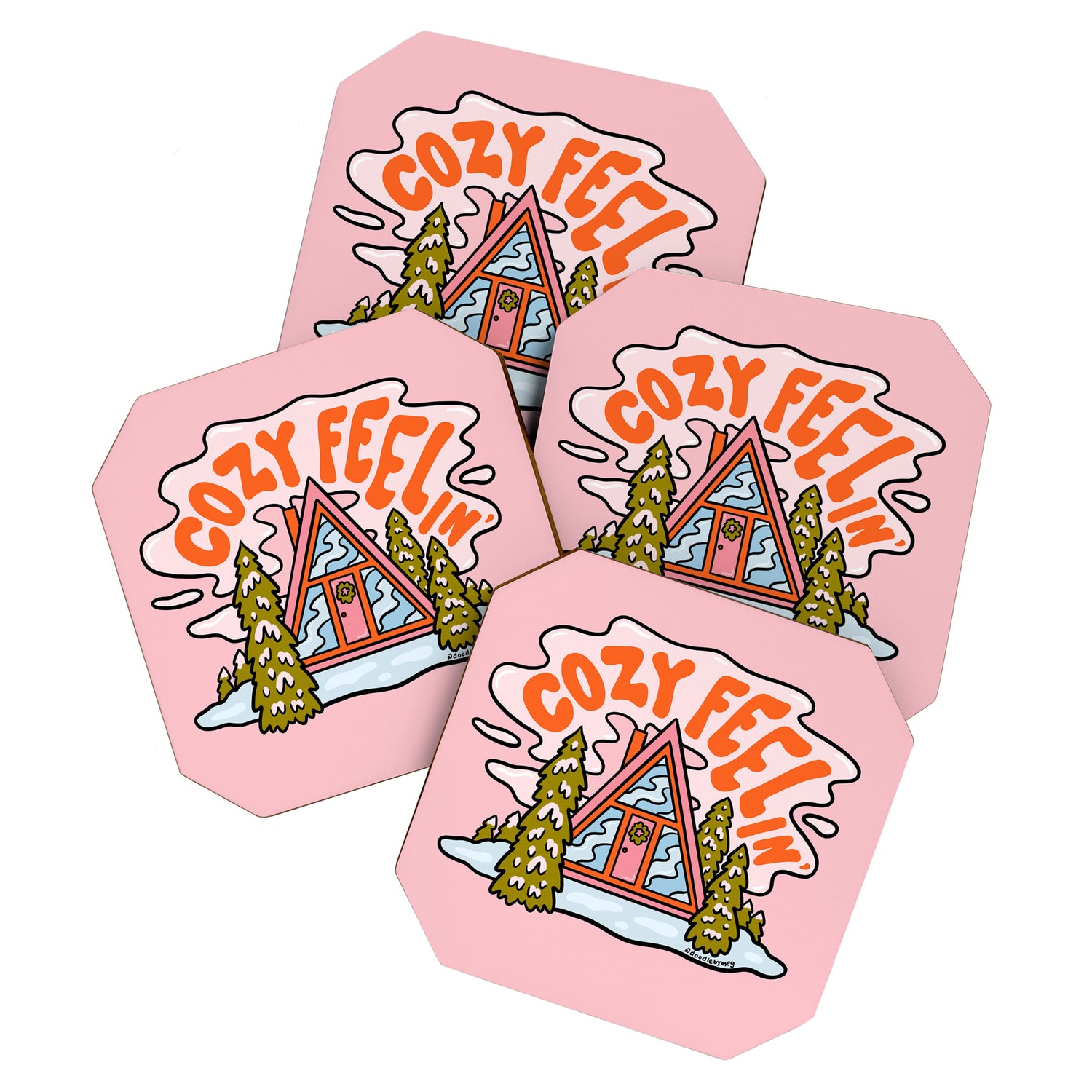 Cozy Feelin' Coaster Gallery Image 1