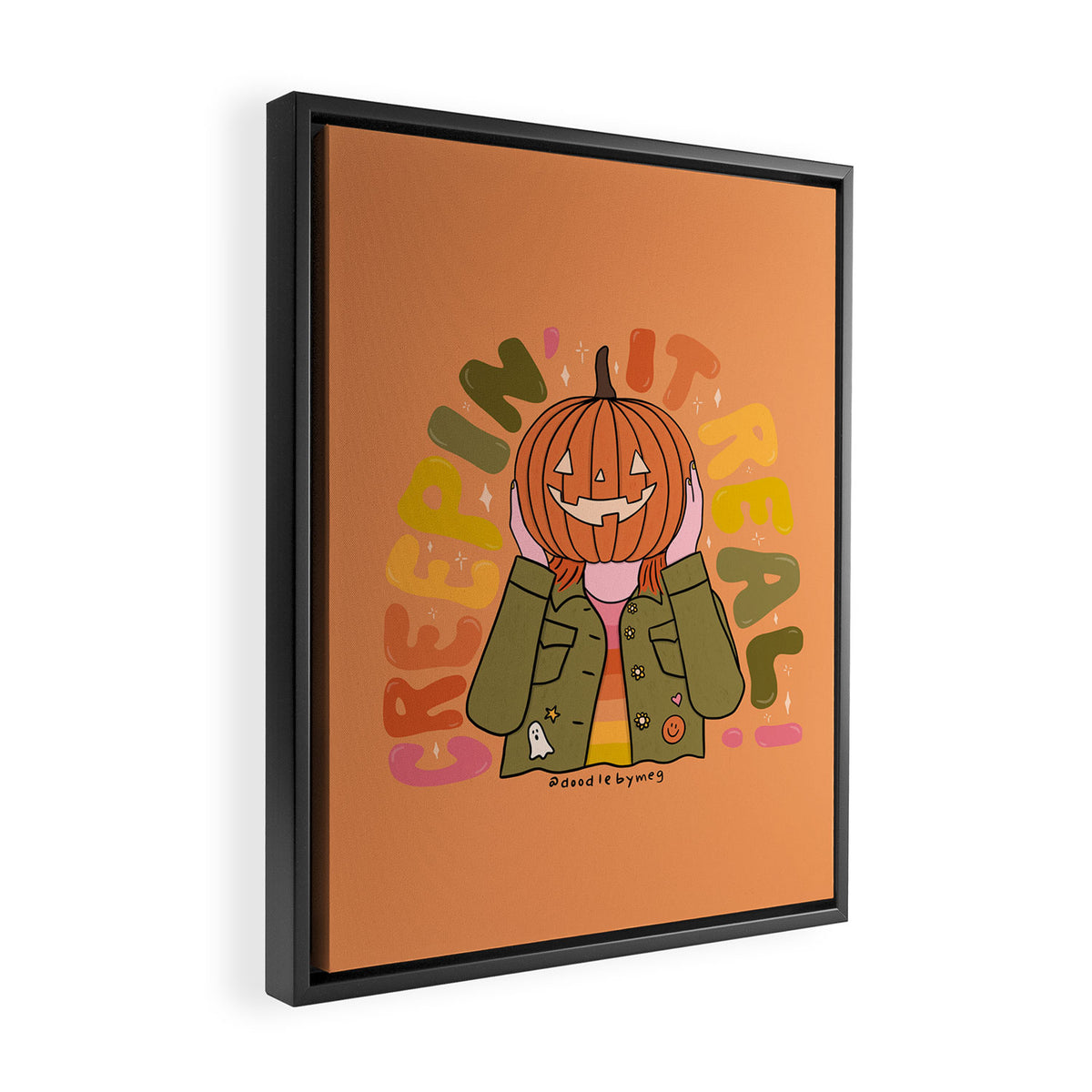 Creepin' It Real Framed Canvas Print Gallery Image 2