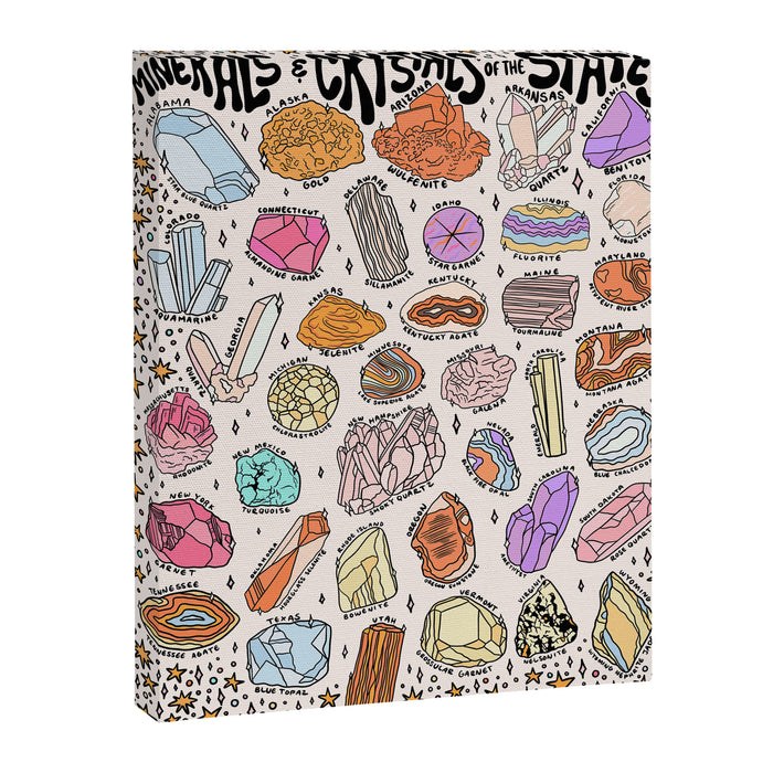 Crystals of the States Canvas Print Gallery Image 1