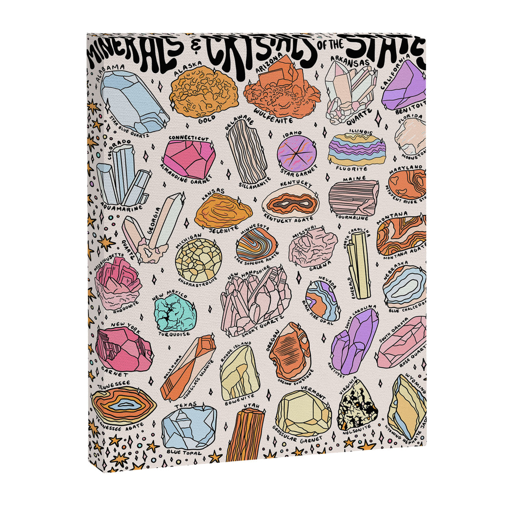 Crystals of the States Canvas Print Gallery Image 8