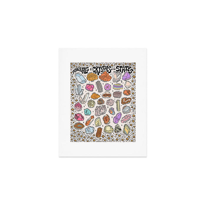 Crystals of the States Art Print Gallery Image 1