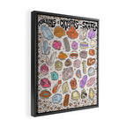 Crystals of the States Framed Canvas Print Gallery Image 2