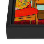 Ctrl + Z Framed Canvas Print Gallery Image 3