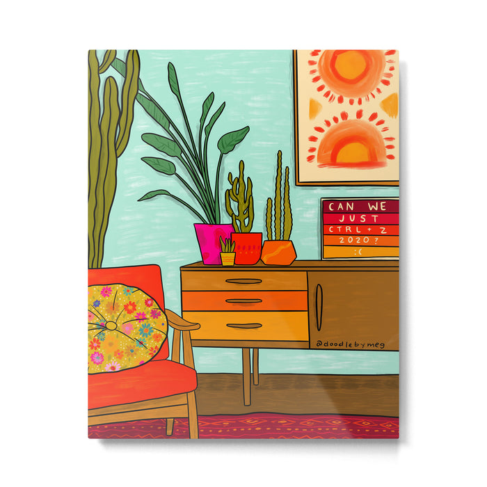 Ctrl + Z Metal Print Gallery Image 1
