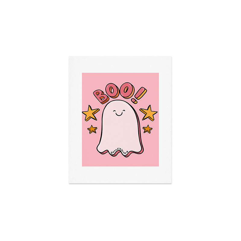 Cute Boo Art Print Gallery Image 1