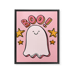 Cute Boo Framed Canvas Print Gallery Image 8