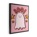 Cute Boo Framed Canvas Print Gallery Image 2