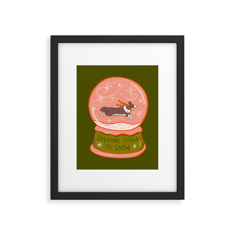Dashing Through the Snow Framed Art Print Gallery Image 6