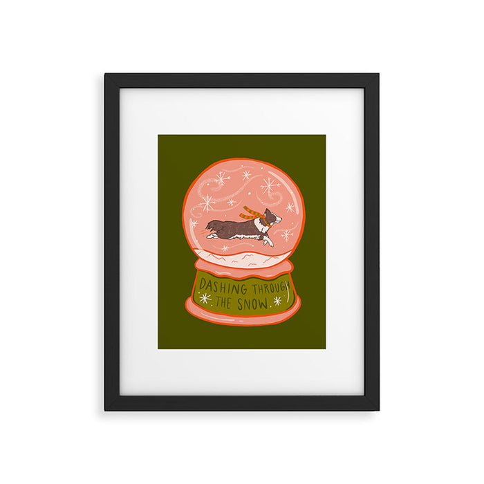 Dashing Through the Snow Framed Art Print Gallery Image 1